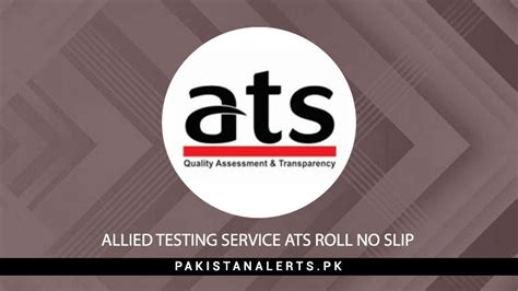 ats result 2024|ATS Allied Testing Service.